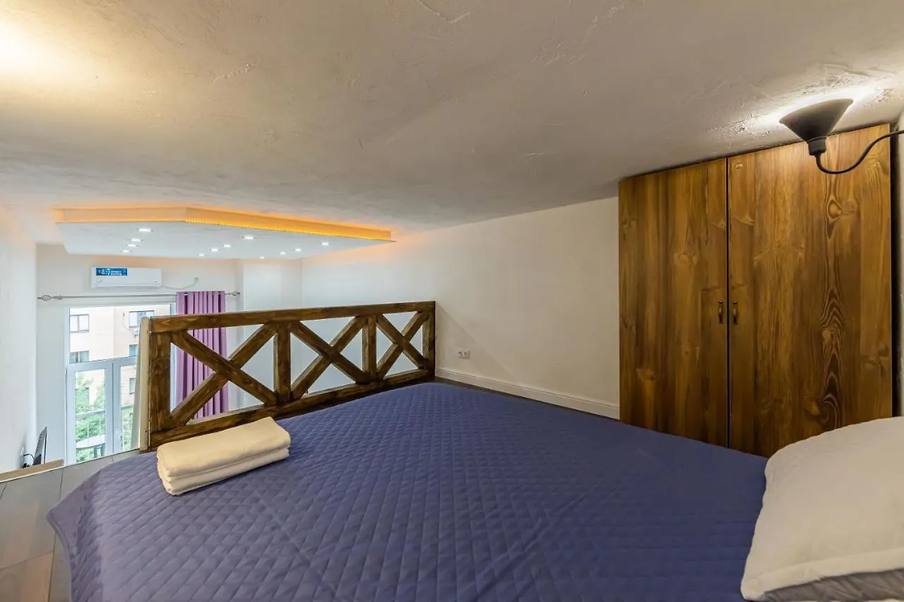 Daire Kyiv Saksahanskoho Apart Hotel
